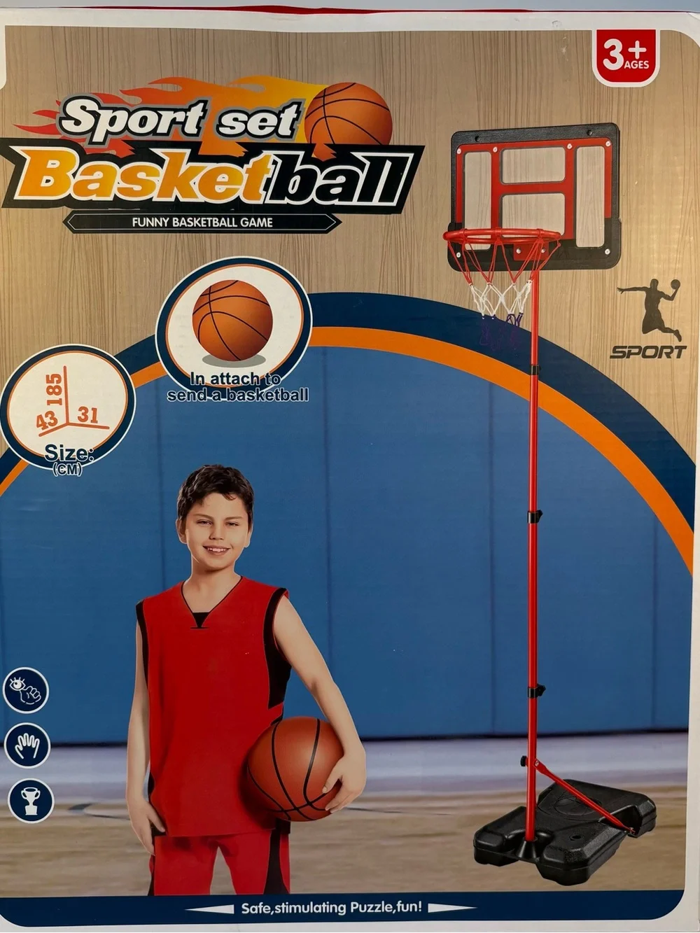 NIB Basketball Outeng Sport Set Basketball Game Kids 3+
